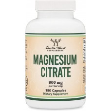 Цитрат магния Double Wood Magnesium Citrate 800 mg 180 capsules