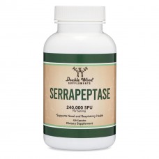 Серрапептаза Double Wood Serrapeptase Proteolytic Enzyme 240 000 SPU 120 capsules