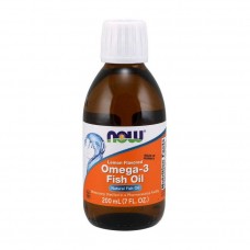 Омега-3 NOW Omega-3 Fish Oil Liquid 200 ml (Lemon)