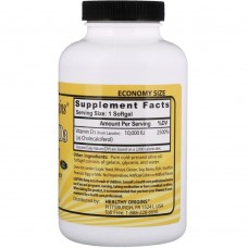 Витамин Д3, Vitamin D3, Healthy Origins, 10000 МЕ, 360 желатиновых капсул