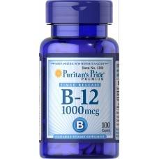 Вітамін В12 Puritan's Pride Vitamin B-12 1000 mcg Timed Release 100 Caplets Puritan's Pride