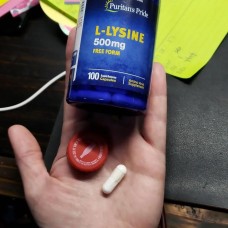 L-лизин Puritan's Pride L-Lysine 500 mg  100 Caplets  Puritan's Pride