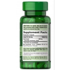 Клопогон кистевидный Puritan's Pride Black Cohosh 540 mg 100 Capsules  Puritan's Pride