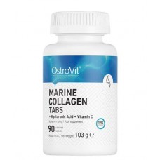 Морской коллаген с гиалуроновой кислотой и витамином C Ostrovit Marine Collagen + Hyaluronic Acid + Vitamin C OstroVit