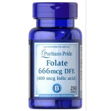 Фолиевая кислота Puritan's Pride Folic Acid 400 mcg 250tabl Puritan's Pride