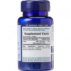 Фолиевая кислота Puritan's Pride Folic Acid 400 mcg 250tabl  Puritan's Pride