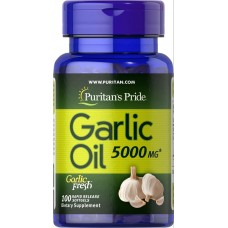 Чеснок Puritan's Pride Garlic Oil 5000 mg 100gelcaps Puritan's Pride