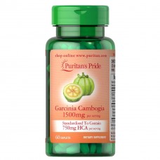 Гарциния камбоджийская Puritan's Pride Garcinia Cambogia 1500mg 60caps Puritan's Pride