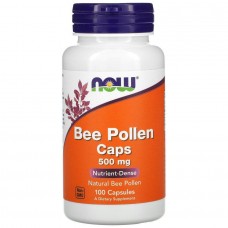 Пчелиная пыльца Now Foods (Bee Pollen) 500 мг 100 капсул