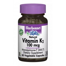Вітамін К2 Bluebonnet Nutrition (Vitamin K2) 100 мкг 50 гелевих капсул