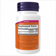 Вітамін A 10000 IU - 100 sgels Now Foods