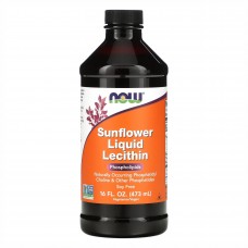 Соняшниковий Лецитин, Sunflower Liquid Lecithin - 16 fl oz Now Foods