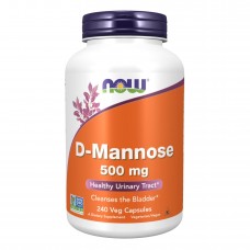 Д Манноза, D-Mannose 500mg - 240 vcaps Now Foods