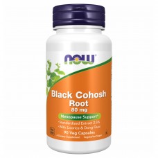 Клопогон, Black Cohosh 80mg - 90 vcaps Now Foods