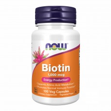 Биотин, BIOTIN 1000mcg - 100 vcaps Now Foods