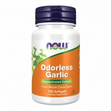 Часник без запаху, Odorless Garlic - 100 sgels Now Foods