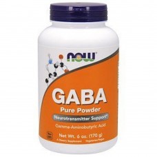 Габа, Gaba Pure Powder - 170g Now Foods