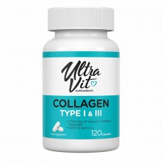 Колаген, Collagen Type I & III - 120 caps VPLab