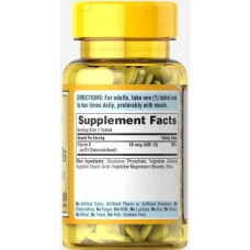 Вітамін Д3 Puritan's Pride (Vitamin D3) 400 МО 100 таблеток