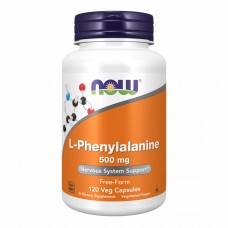 Л-Фенилаланин, PHENYLALANINE 500mg - 120 vcaps Now Foods