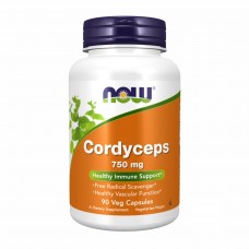 Кордицепс, Cordyceps 750 mg - 90 vcaps Now Foods