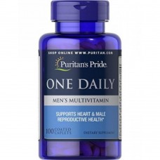 Полівітаміни для чоловіків, One Daily Men`s Multivitamin - 100 caps Puritans Pride