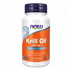 Масло Криля, Krill Oil 500 mg - 60 sgels Now Foods