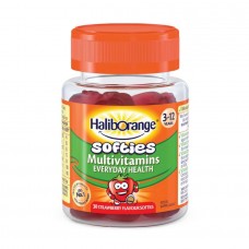 Мультивитамины для детей, Softies Multivitamins - 30 softgels Strawberry Haliborange