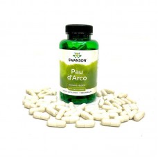 Кора муравьиного дерева Swanson Pau D'Arco 500 mg 100 caps  Swanson