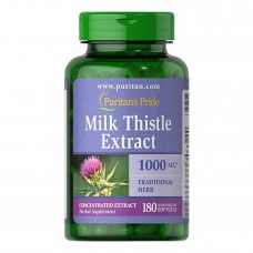 Екстракт Розторопші, Milk Thistle 4:1 Extract 1000mg - 180 softgels Puritans Pride