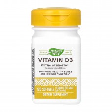 Вітамін Д3, Vitamin D3 Extra Strength - 120 softgels Nature's Way