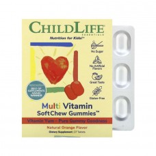 Дитячі мультивітаміни, Multi Vitamin SoftChew Gummies - 27 tabs ChildLife Essentials