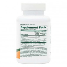 Вітамін С Nature's Plus Chewable Orange Juice Jr, Vitamin C, Natural Orange, 100 mg, 90 Tablets  Nature's Plus