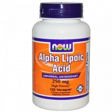 Альфа-липоевая кислота NOW Alpha Lipoic Acid 250 mg 120 caps  GMP