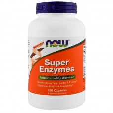 Сбалансированный комплекс ферментов и энзимов Now Super Enzymes 180 caps NOW