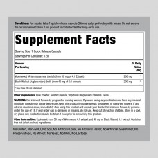 Wormwood Black Walnut Complex, 400 mg, 120 Quick Release Capsules  Piping Rock