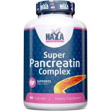 Комплекс травних ферментів Haya Labs Super Pancreatin Enzymes 100caps