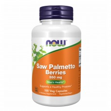 NOW Foods, ягоди сереної, Saw Palmetto 550 мг - 250 вегетаріанських капсул Now Foods