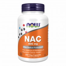 Н-Ацетилцистеин, Nac-Acetyl Cysteine 600mg - 250 vcaps Now Foods