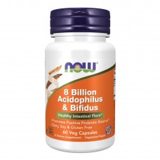 Пробиотики, 8 Billion Acidophilus & Bifidus - 60 vcaps Now Foods