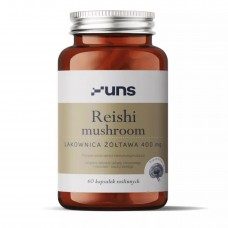 Ферментований гриб рейші, Reishi Mushroom - 60 veg caps UNS Vitamins
