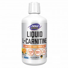 Жидкий Л Карнитин, Liquid L-Carnitine - 1000mg Citrus Now Foods