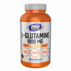 Л-Глютамин, L-Glutamine 1000mg - 240 vcaps Now Foods