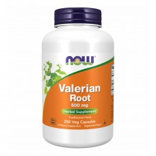 Корень валерианы, Valerian Root 500mg - 250 vcaps Now Foods