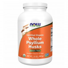 Псилиум, Whole Psyllium Husks - 340g Now Foods