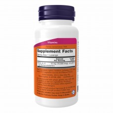 Метил Б12, Methyl B-12 10000mcg - 60 lozenges Now Foods