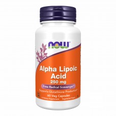 Альфа-липоевая кислота, Alpha Lipoic Acid 250 mg - 60 vcaps Now Foods