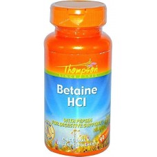 Betaine HCl, 90 Tablets Thompson