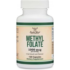 Метилфолат Double Wood Supplements Methylfolate 1000 mcg 5-MTHF (1700 DFE) 120 capsules