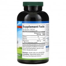 Магний Carlson Labs Magnesium Gels 400 mg 250 Soft Gels  Carlsson